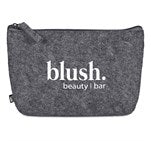Kesho Recycled PET Felt Mini Cosmetic Bag Grey / GY