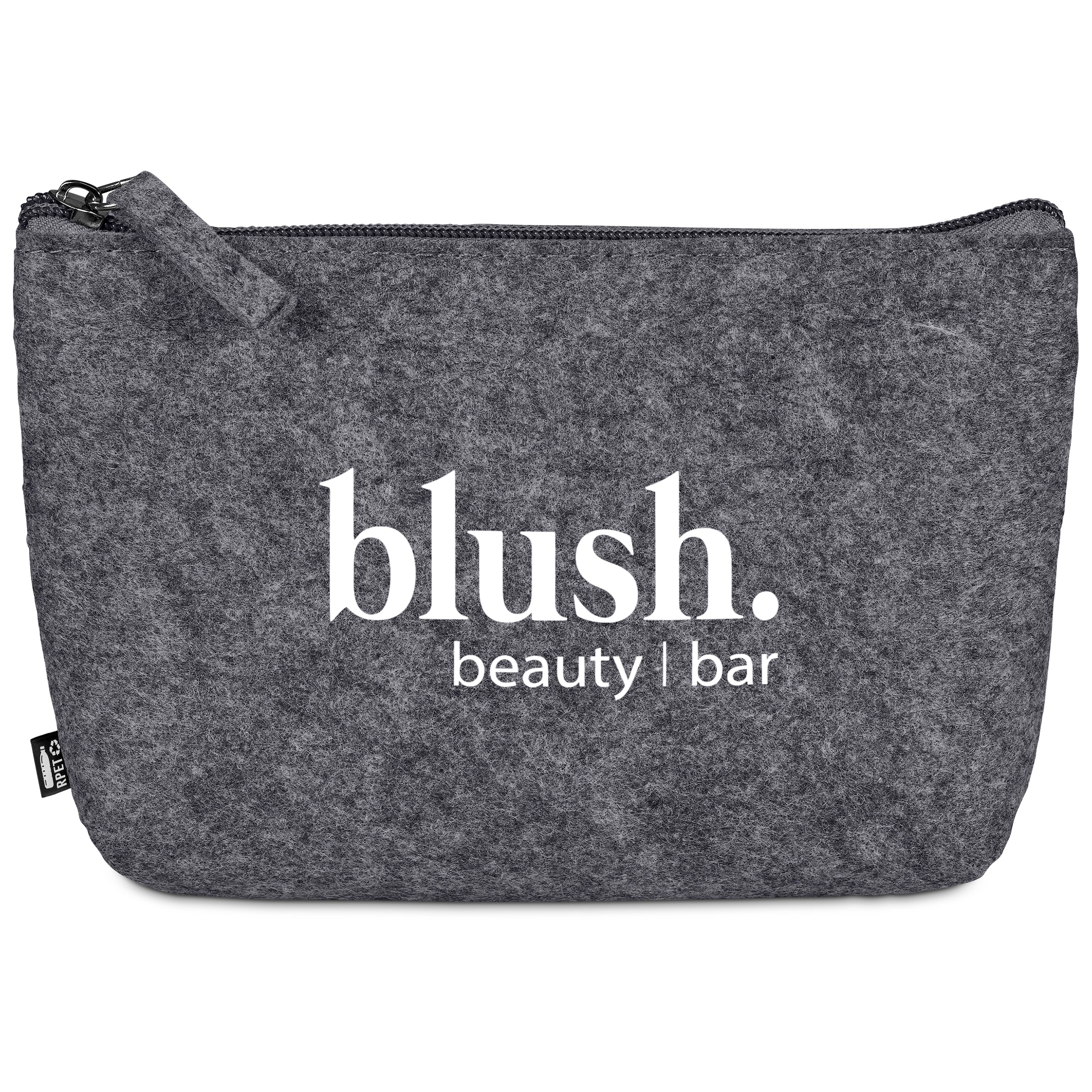 Kesho Recycled PET Felt Mini Cosmetic Bag Grey / GY