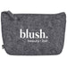 Kesho Recycled PET Felt Mini Cosmetic Bag Grey / GY