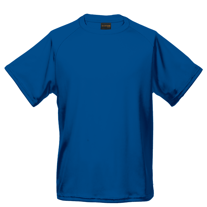 Kids Polyester T-Shirt - 135gsm Royal / 5 to 6 / Last Buy - 