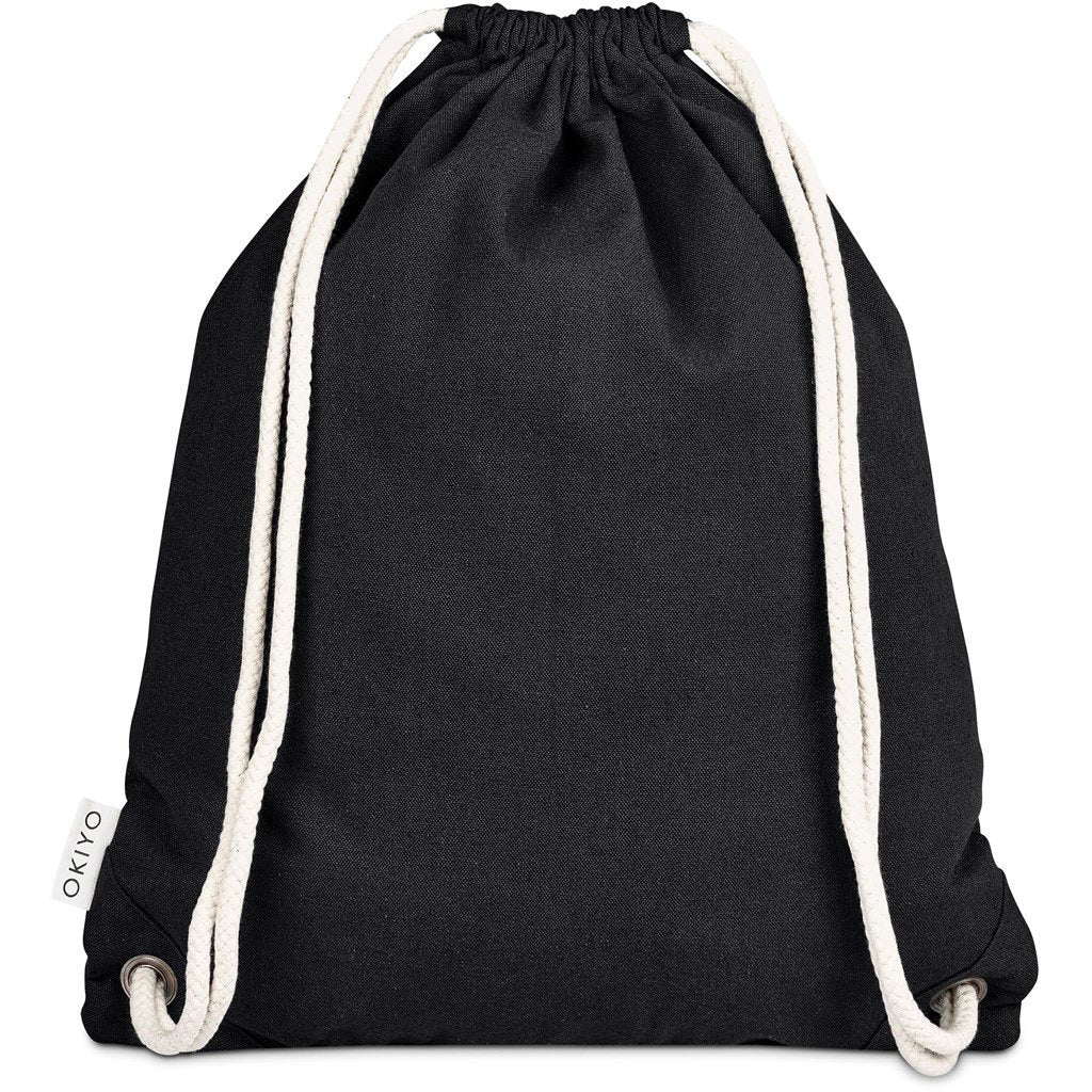 Kinchaku Recycled Canvas Drawstring Bag - Bags,Eco-Friendly Bags,Cotton Products,Bags,Recycled Bags