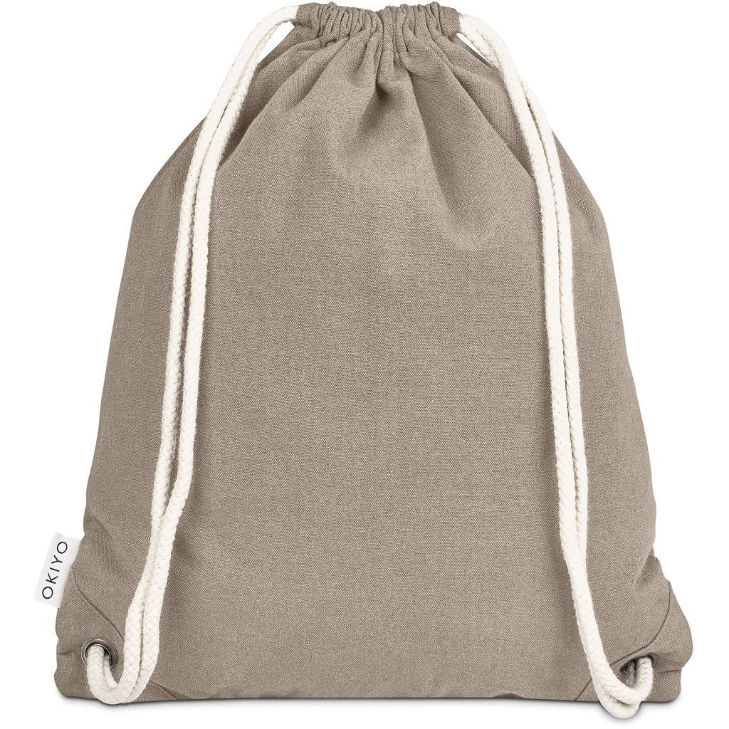 Kinchaku Recycled Canvas Drawstring Bag - Bags,Eco-Friendly Bags,Cotton Products,Bags,Recycled Bags