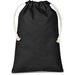 Kokomo Midi Cotton Drawstring Pouch BLACK - Bags,Drawstring Bags,Bags