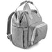 Kristy Diaper Bag With Changing Mat Grey / GY