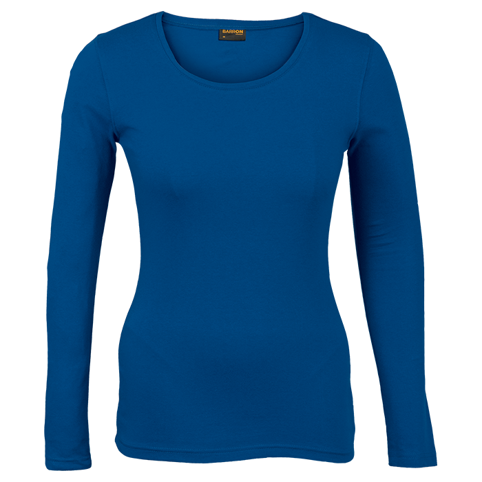 Ladies 145g Long sleeve T-shirt (LTSL145B) Royal / XS / Regular - T-Shirts