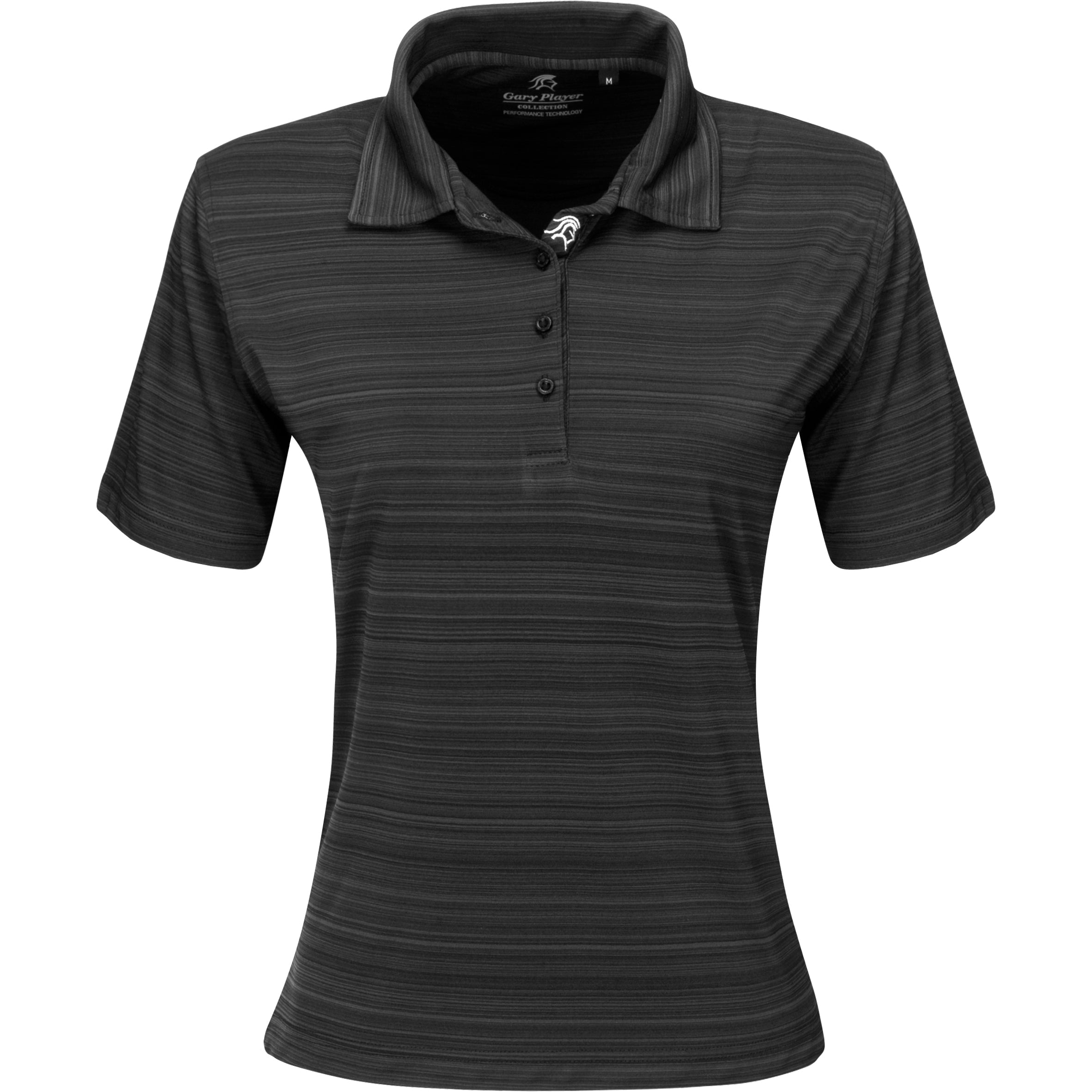 Ladies Astoria Golf Shirt - Lime Only-L-Black-BL