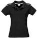 Ladies Backhand Golf Shirt - Black S / BLACK - Shirts,Golf Shirts
