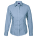 Ladies Basic Poly Cotton Blouse Long Sleeve Pale Blue / SML / Regular - Shirts-Corporate