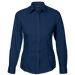 Ladies Basic Poly Cotton Blouse Long Sleeve Navy / SML / Regular - Shirts-Corporate