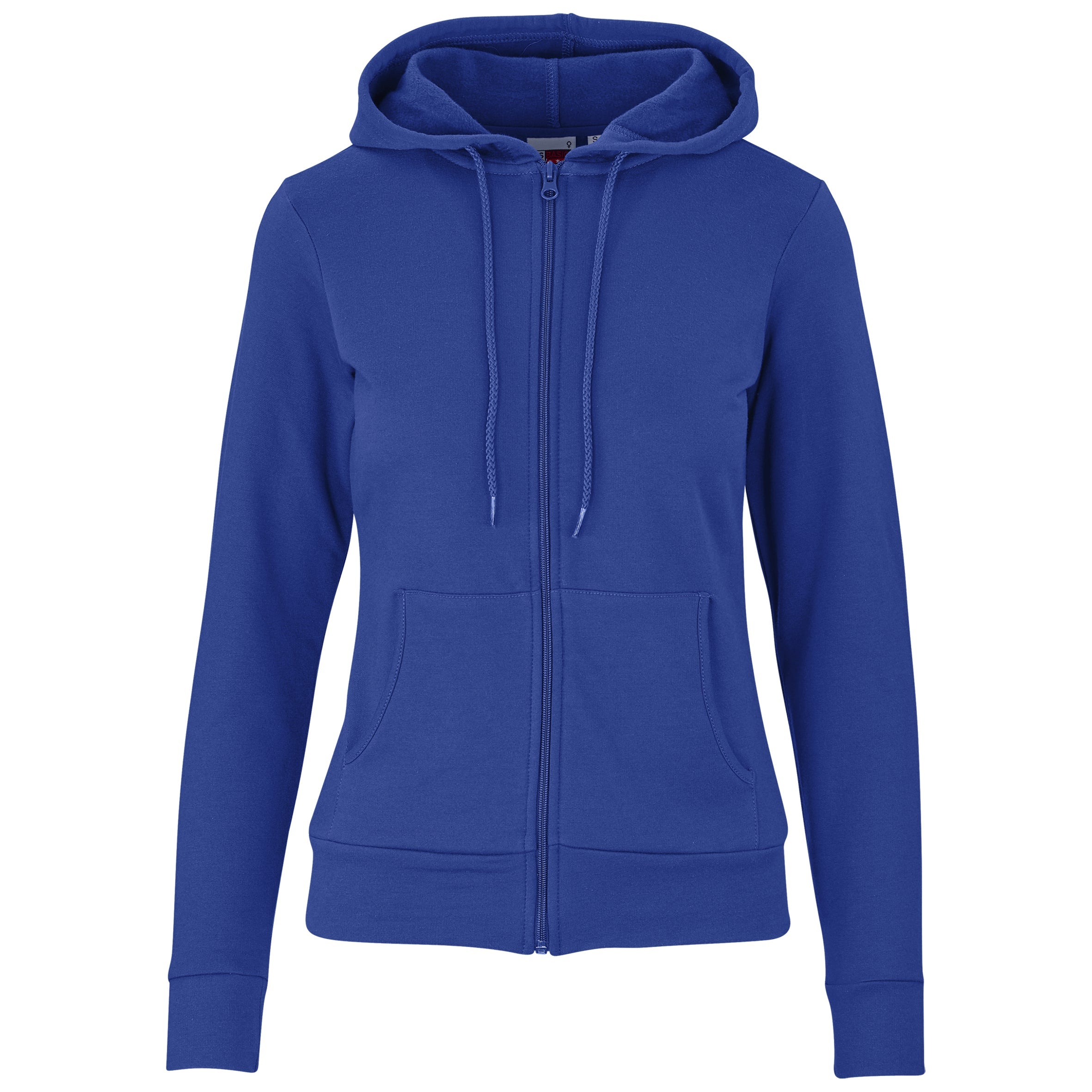 Ladies Bravo Hooded Sweater-L-Blue-BU