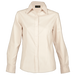 Ladies Brushed Cotton Twill Blouse Long Sleeve Stone / MED / Last Buy - Shirts-Corporate