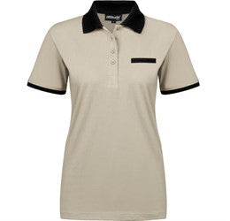 Ladies Caliber Golf Shirt-L-Stone-ST
