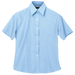 Ladies Chambray Blouse Short Sleeve - Shirts-Corporate