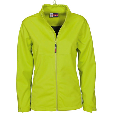 Ladies Cromwell Softshell Jacket - Lime - Jackets,Softshell Jackets,Jackets