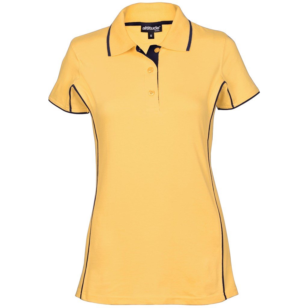 Ladies Denver Golf Shirt  - Yellow