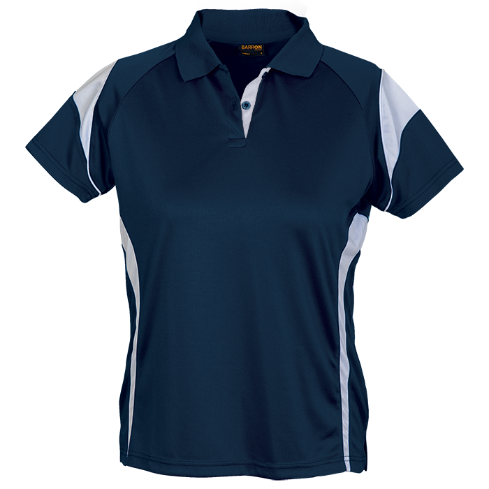 Ladies Eclipse Golfer Navy/White / MED / Last Buy - Golf Shirts
