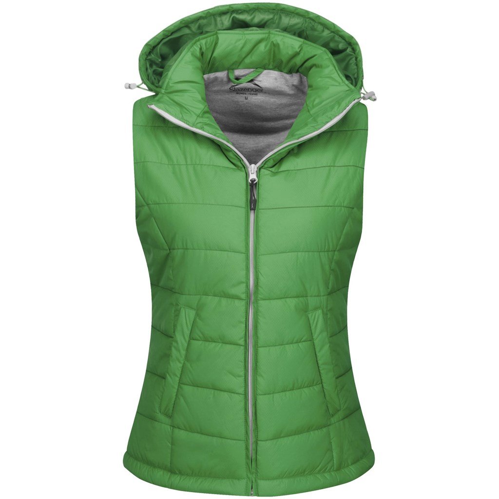 Ladies Evolution Bodywarmer  - Green