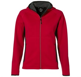 Ladies Ferno Bonded Knit Jacket - Blue Only-