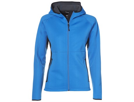 Ladies Ferno Bonded Knit Jacket - Blue Only-