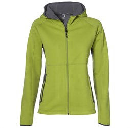 Ladies Ferno Bonded Knit Jacket - Blue Only-