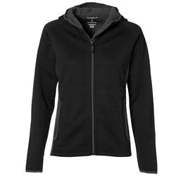 Ladies Ferno Bonded Knit Jacket - Blue Only-