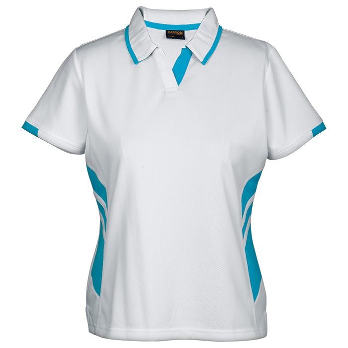 Ladies Focus Golfer White/Sapphire / XS / Regular - Golf Shirts