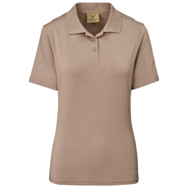 Ladies Letaba Golf Shirt S / STONE - Shirts,New Clothing 2025,Golf Shirts