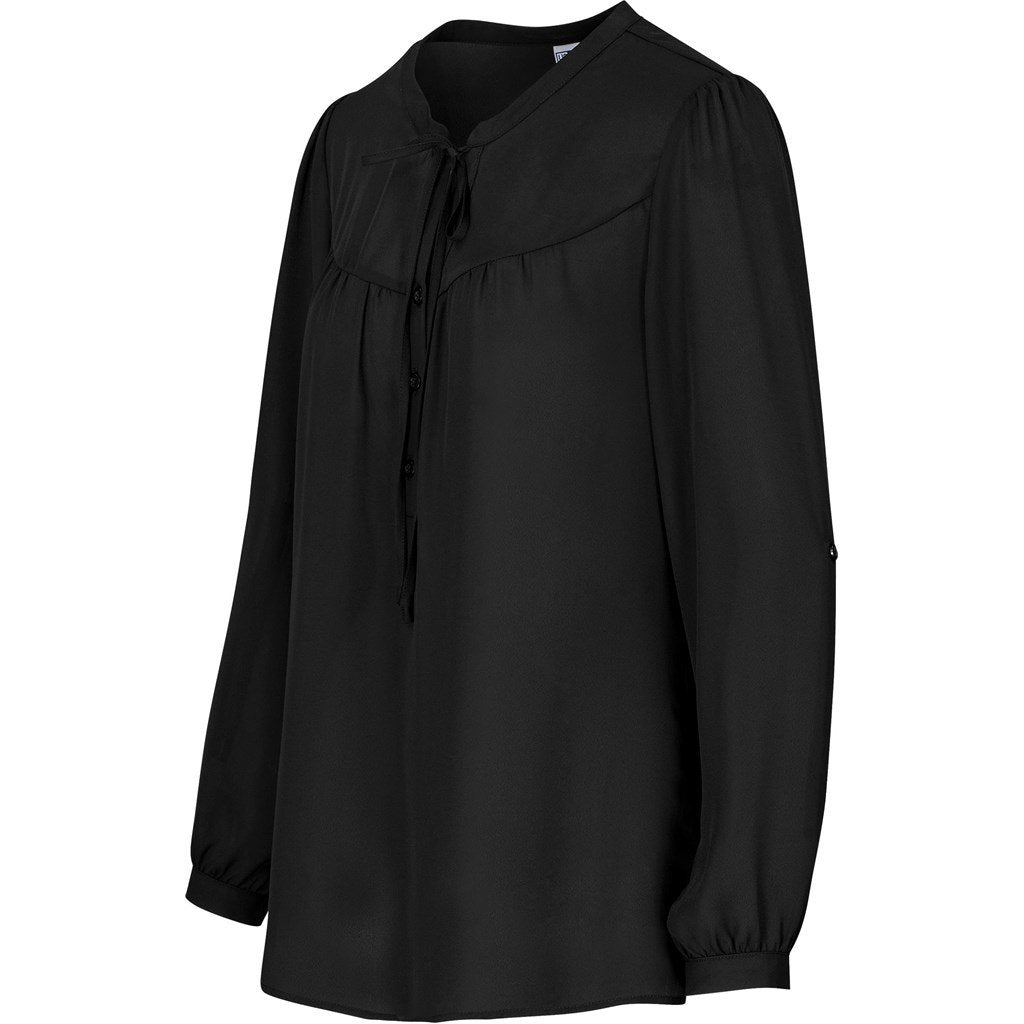 Ladies Long Sleeve Candice Blouse - Lounge Shirts