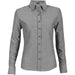 Ladies Long Sleeve Oxford Shirt - White Only-
