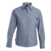 Ladies Oxford Blouse Long Sleeve Navy / SML / Regular - Shirts-Corporate