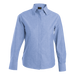 Ladies Oxford Blouse Long Sleeve Sky Blue / SML / Regular - Shirts-Corporate