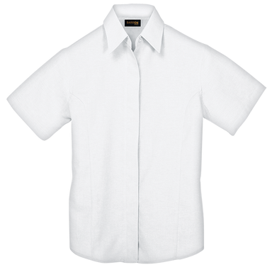 Ladies Oxford Blouse Short Sleeve - Shirts-Corporate