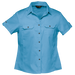Ladies Plain Bush Shirt Dusk Blue / SML / Regular - Shirts-Outdoor