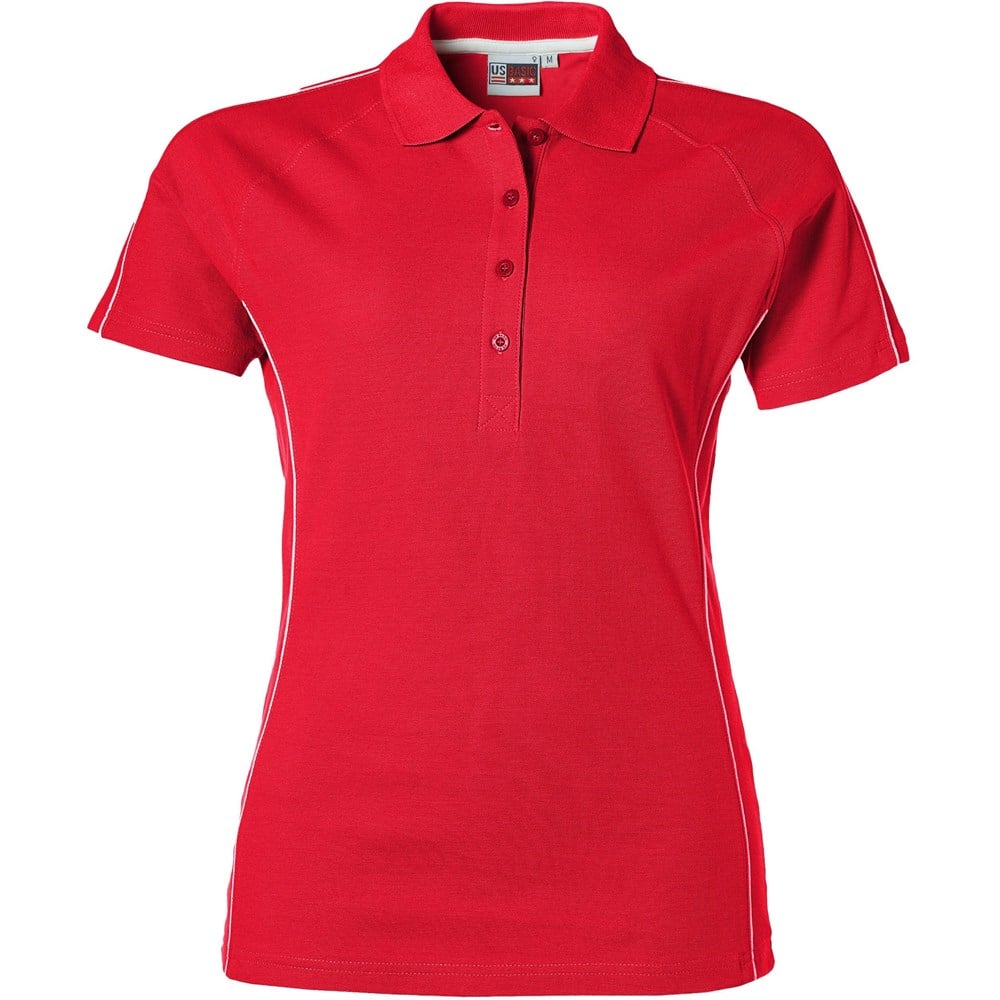 Ladies Pontiac Golf Shirt - Red 2XL / R