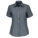 Ladies Quest Short Sleeve Blouse Grey/White / SML / Regular - Shirts-Corporate