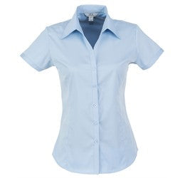 Ladies Short Sleeve Metro Shirt - Black Only-