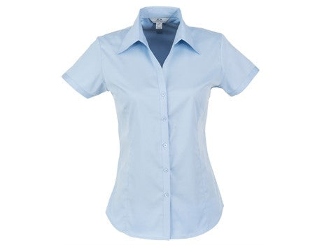Ladies Short Sleeve Metro Shirt - Black Only-