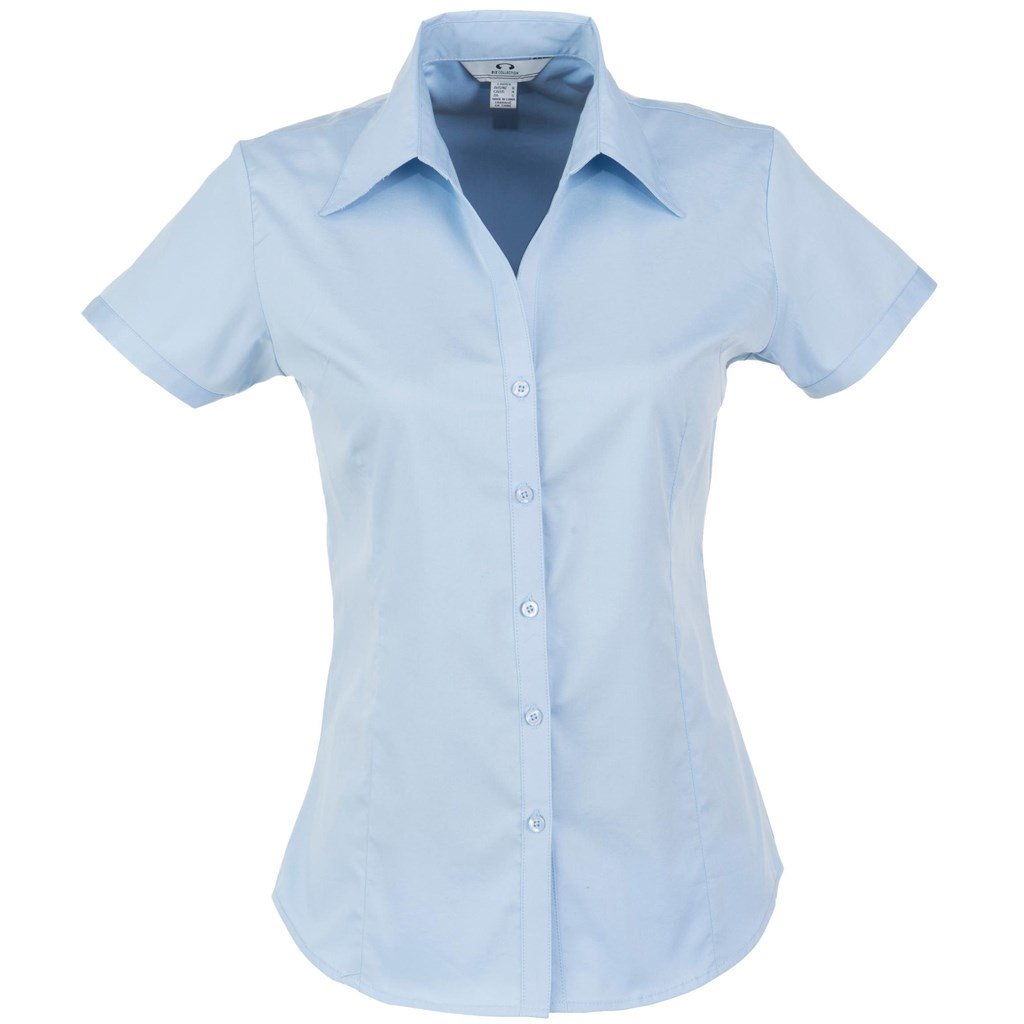 Ladies Short Sleeve Metro Shirt - Royal Blue