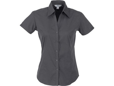 Ladies Short Sleeve Metro Shirt - Black Only-