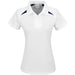 Ladies Splice Golf Shirt-L-White-W