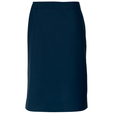 Ladies Statement Skirt-Knee-Length Skirts-Navy-28