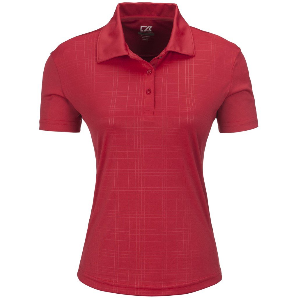 Ladies Sullivan Golf Shirt - Light Blue M / Red / R