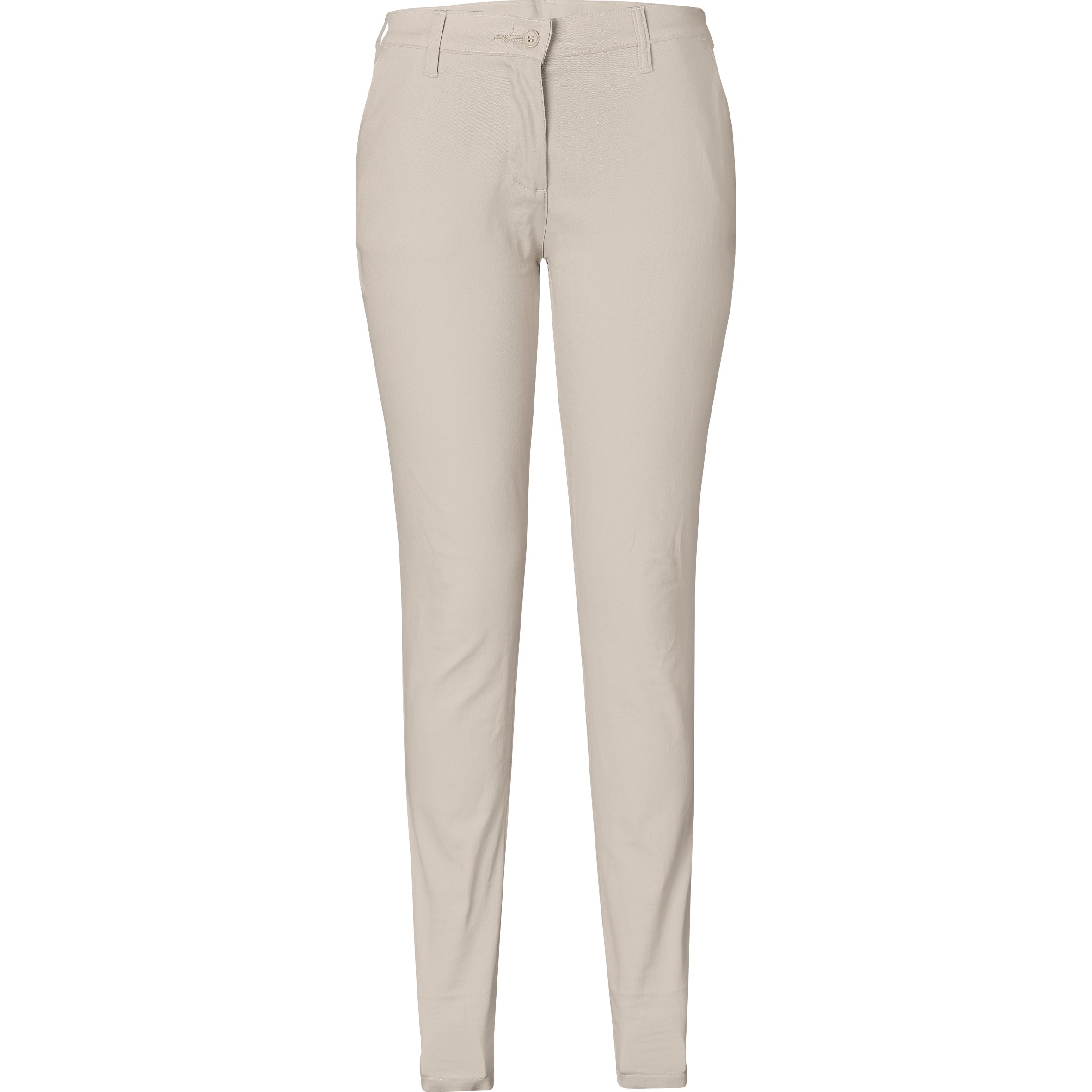 Ladies Superb Stretch Chino Pants-28-Stone-ST