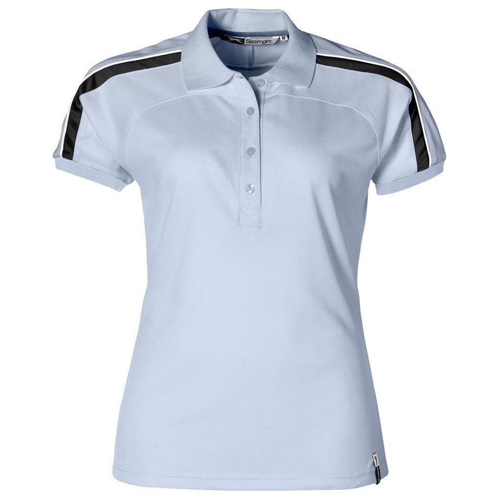 Ladies Trinity Golf Shirt  - Light Blue