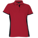 Ladies Two-Tone Golfer Red/Black / XL / Last Buy - Golf Shirts