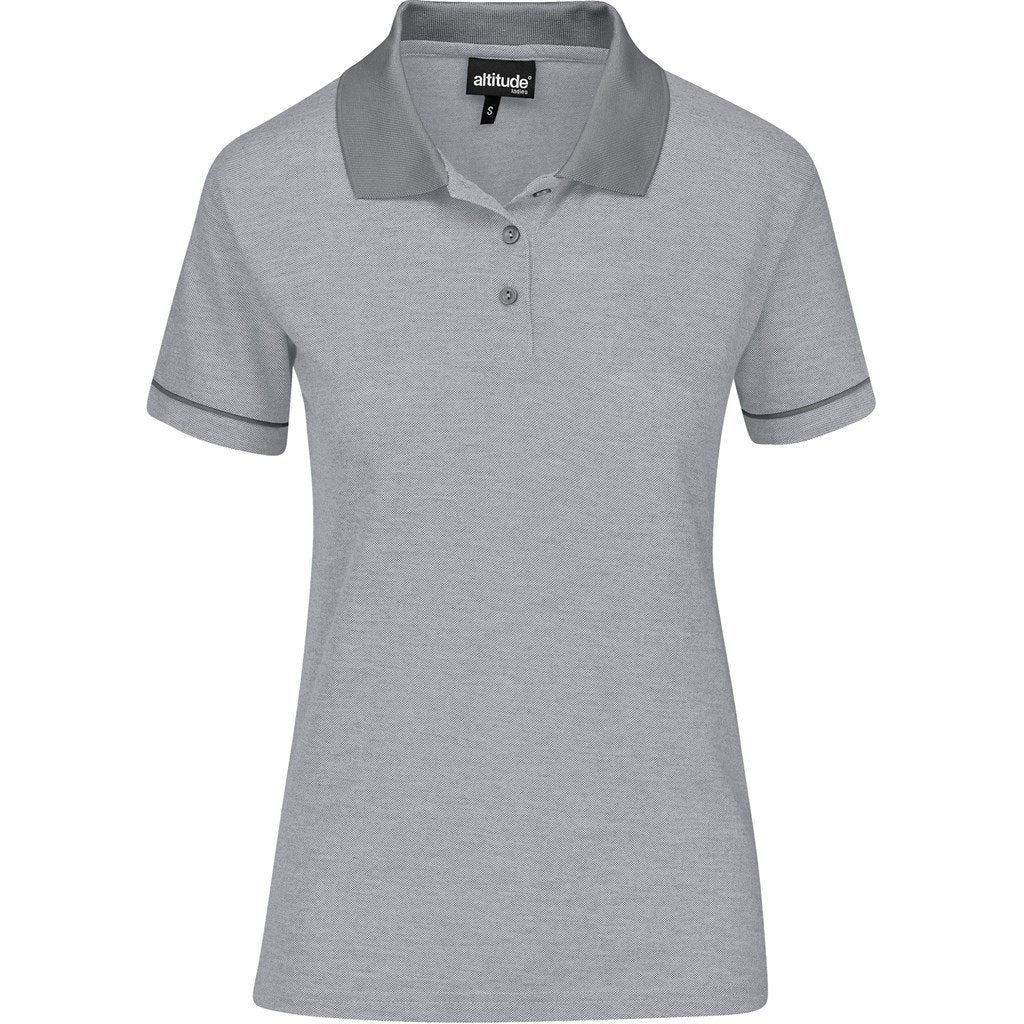 Ladies Verge Golf Shirt - Blue M / Light Grey / LGY