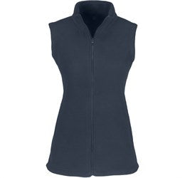 Ladies Yukon Micro Fleece Bodywarmer - Black Only-