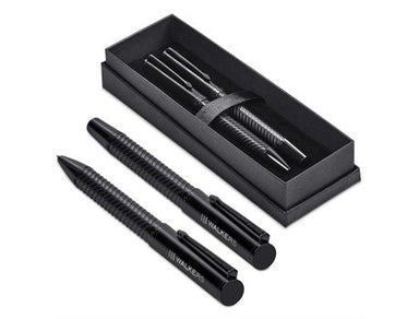 Lagarna Ball Pen & Rollerball Set Black / BL