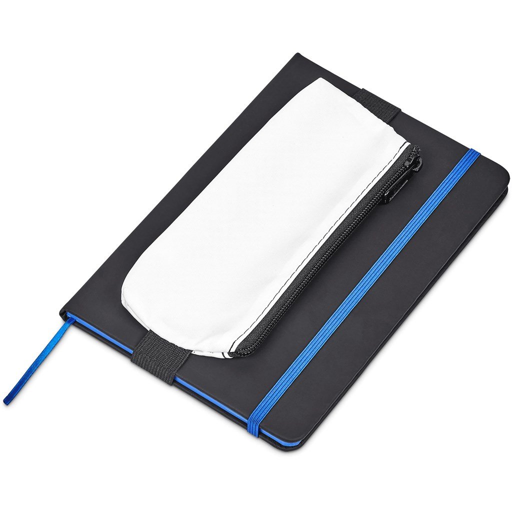 Custom Lagoon Polyester Pencil Case To Fit Over An A5 Notebook - Stationery,Custom School Accessories,Custom Accessories