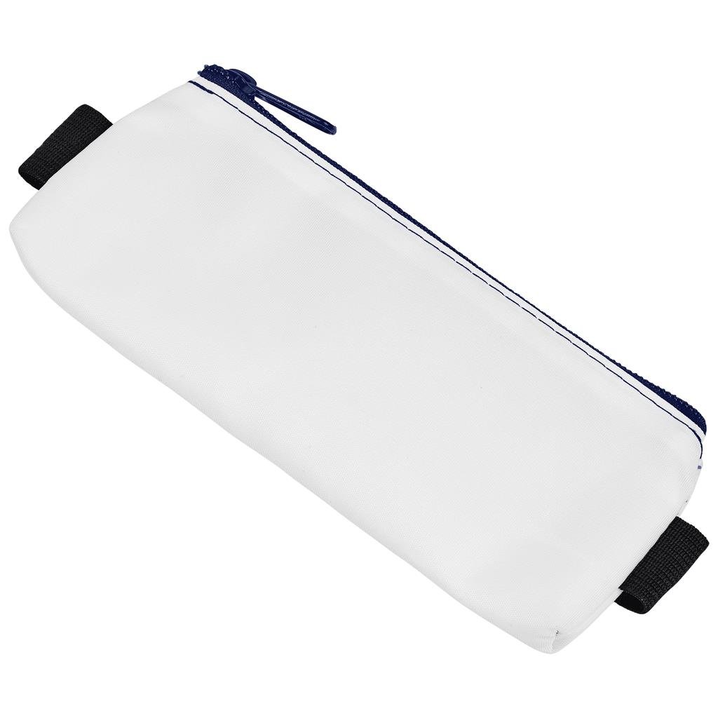 Custom Lagoon Polyester Pencil Case To Fit Over An A5 Notebook NAVY - Stationery,Custom School Accessories,Custom Accessories